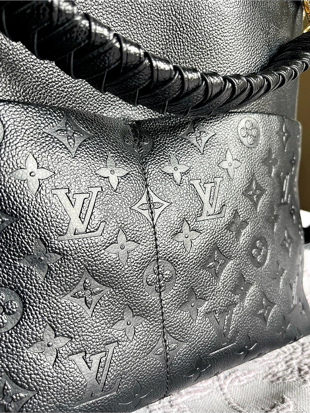 Black Louis Vuitton Maida Hobo Monogram Crossbody Bag - Picture 3 of 11